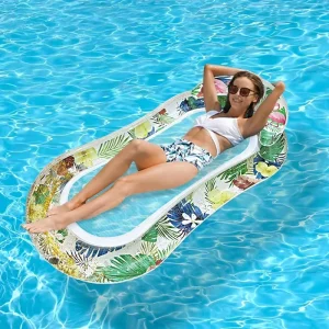 Multi Purpose Inflatable Adult Size Water Hammock Pool Toys Inflatable Pool Floats Mat for Pool Party