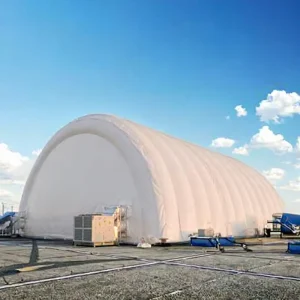 Multi Purpose Inflatable Tubular Structure Waterproof Durable Buildings Store Room Air Dome Tents Customizable Size Windproof