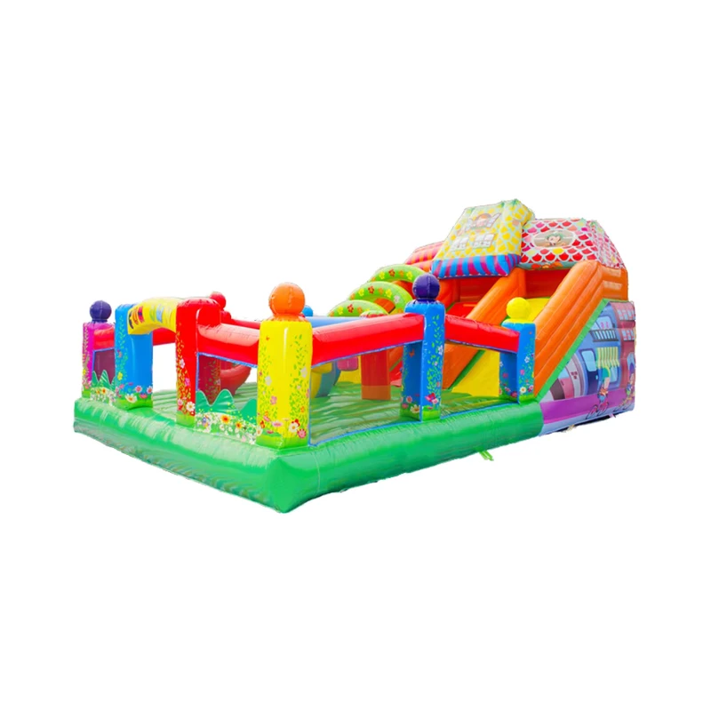 Castillos Inflables de Múltiples Temas para Niños - Parque de Atracciones con Toboganes Incluyendo Ventilador de Aire