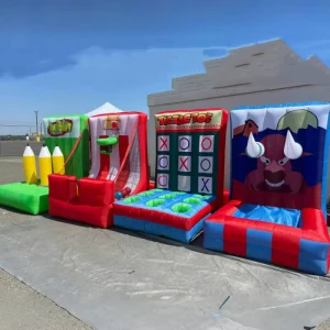 Multi functional Inflatable Carnival Games Oxford Fabric Material Custom Logo OEM Service for Outdoor Interactive