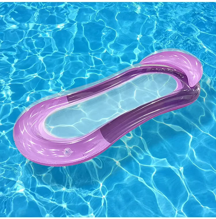 Flutuador de Piscina Multifuncional, Cama Flutuante para Adultos, Lounger Flutuante para Festa na Piscina