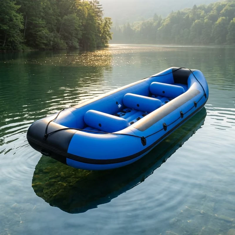 Raft multi-persona per rafting in acque bianche, barca speciale per competizioni sportive acquatiche