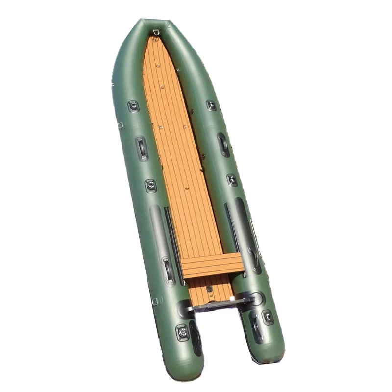 Multifunctional 0.9mm 4m PVC Folding Inflatable Boat Kayak for Fishing in the USA for Sales