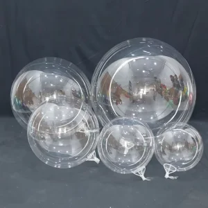Meerdere Maten Ronde Vorm Rekbare PVC Transparante Bobo Ballonnen voor Terug naar School Bruiloft Verjaardag Baby Shower Decoraties
