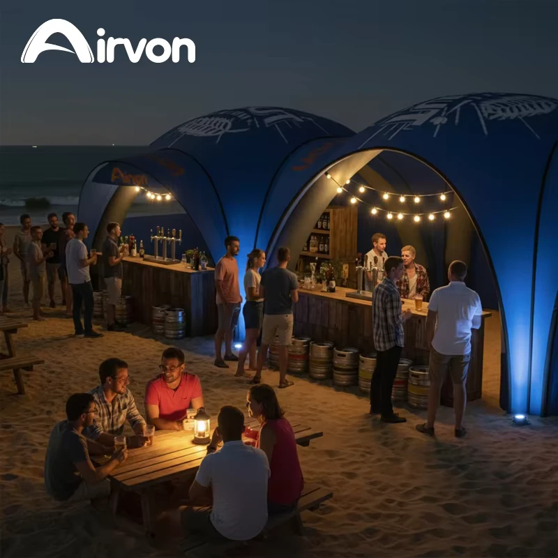 Music Festival Landmark Inflatable Arch Tent Fast Expansion Flexible TPU Pop Promotion for Fashion Show