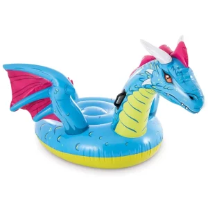 Mystical Dragon PVC Inflatable Animal Swimming Pool Ride-on Pool Float for Kids