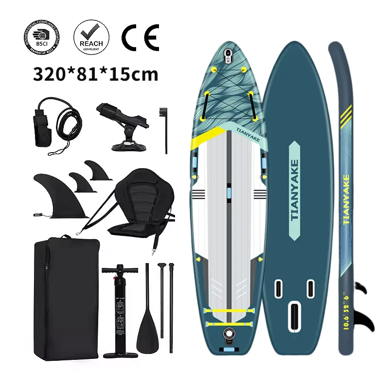 Nuovo arrivo tavola da paddle gonfiabile personalizzata, tavole da salvataggio, surfboard SUP, tavola da paddle in piedi