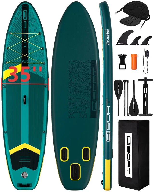 신상품 OEM ISUP 11'6"x35"x6'' 인플레이터 SUP 보드 낚시 패들 보드 인플레이터 스탠드 업 패들 보드 좌석 포함
