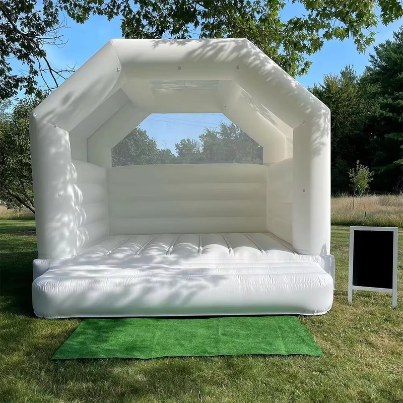 New Arrival White Popular Bubble Bounce House Tent House Custom Inflatable Jumping House for Kids Party
