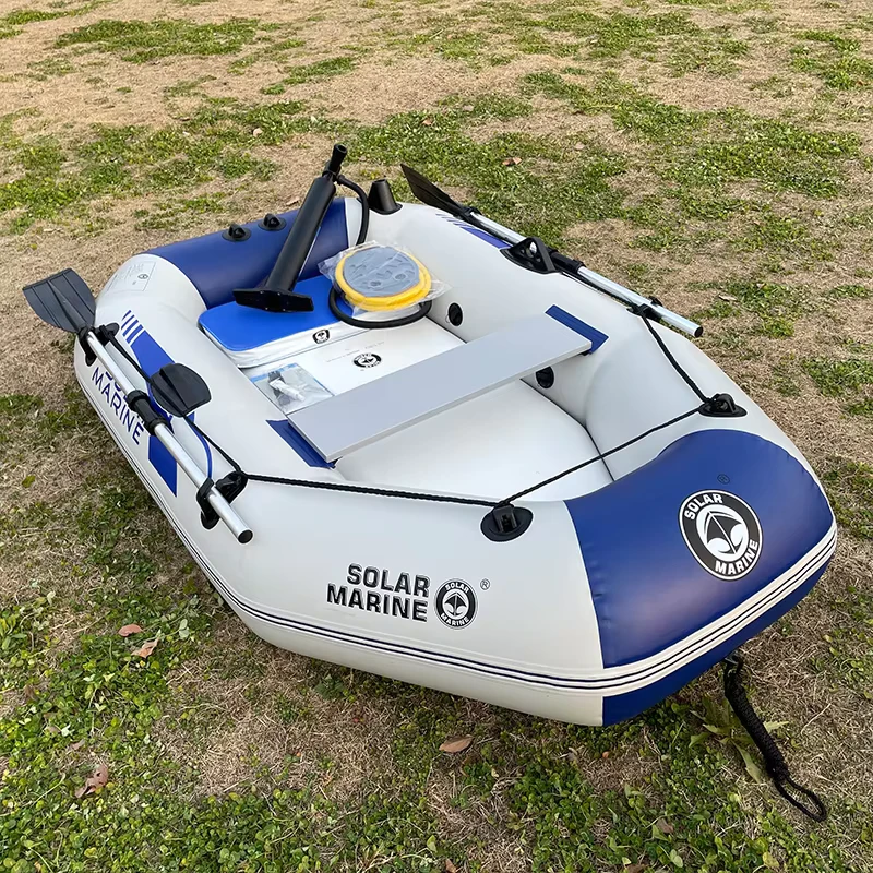 Nouveaux bateaux gonflables pour 2 personnes, Kayak en PVC de 2 m, Tapis de sol en air, Yacht de luxe avec accessoires de bateau gratuits