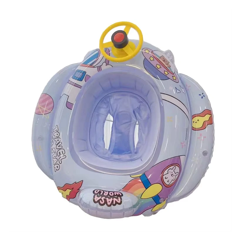 New Baby Swimming Float Inflatable Infant Floating Kids Swim Pool Accessories Car Bathing Summer Toys Toddler Rings