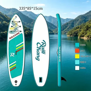 New Design 11ft Inflatable Stand up Paddle Board Complete Kit with Accessories for Beginners and All Skill Levels