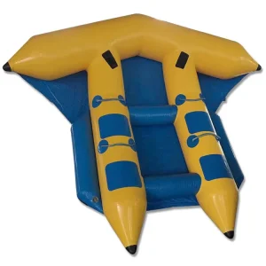 New Design 4 Rider PVC Inflatable Flying Fish Banana Boat with No MOQ