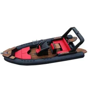 Desain Baru Kapal Rib Mewah Inflatable Zodiac Rigid Hull Fiberglass 700 CM