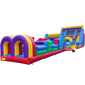 New Design Adult Inflatable Obstacle Course Inflatable Kids Playground Commercial Bounce House Obstacle Course Inflatable Slide