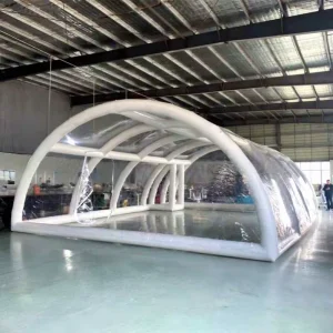 New Design Big Transparent Inflatable Pool Dome Frame Waterproof Pool Cover Outdoor Swimming Tent