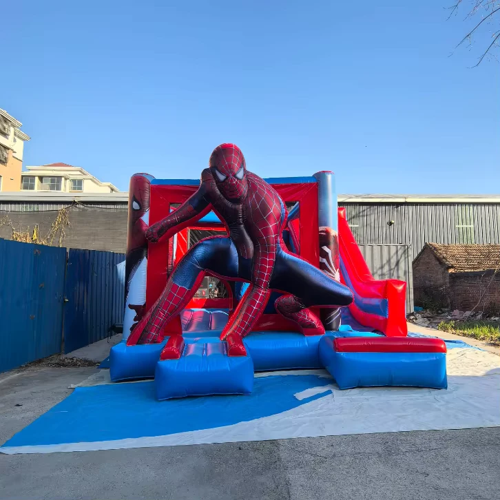New Design Customize Commercial PVC Bouncy Inflatable Castle With Water Slide for Kids