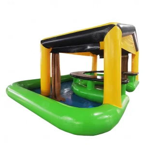 Nuovo Design di Tenda Galleggiante per Bar d'Acqua Combo per Feste in Famiglia con Accessorio Soffiatore d'Aria