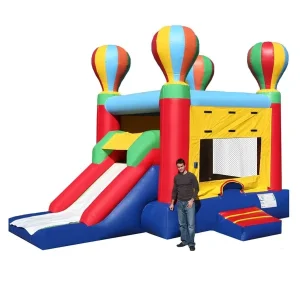 New Design Hot air Balloon Combo Inflatable Bouncer Bouncy Jumper Castle Bounce House Combo for Sale