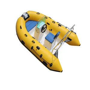 New Design Inflatable Fiberglass RIB Boats with Console and Seat