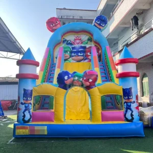 New Design Inflatable Pj Dry Slide PVC for Kids Outdoor Summer Fun Family Backyard Splash Play