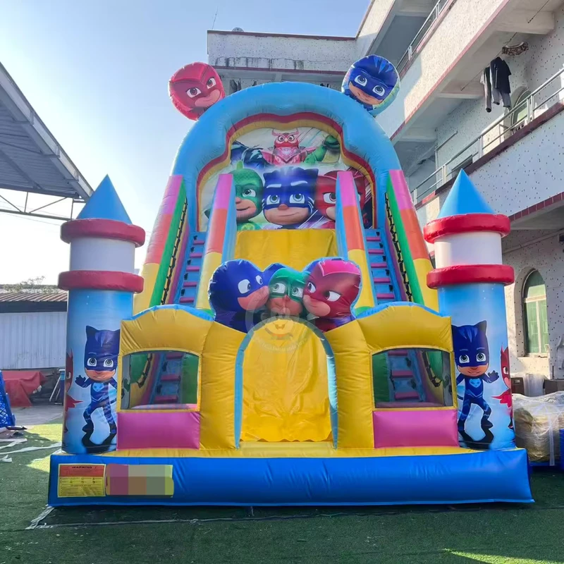 Novo Design de Escorrega Inflável Pj Seco em PVC para Diversão de Verão ao Ar Livre em Família