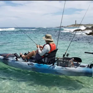 New Design Inflatable Sit on Top Pedal Drive CE FCC Certified Portable Foldable 1 Person Fishing
