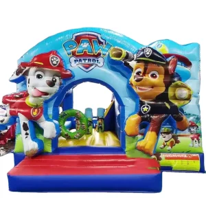 Castillo inflable de diseño nuevo, saltador inflable de dibujos animados para niños, combo inflable con tobogán para niños con soplador