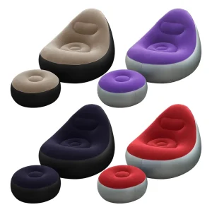 New Design Modern PVC Inflatable Sofa Chair with Cooling Feature for Bedroom Bathroom Outdoor Use