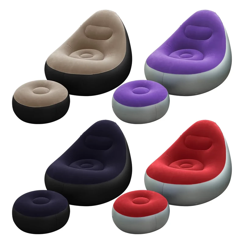 Nuovo Design Moderno Poltrona Gonfiabile in PVC con Funzione di Raffreddamento per Uso in Camera da Letto, Bagno e Esterno