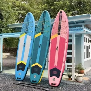 New Design OEM Standup Paddleboard Inflatable Board Surfing Waterplay SUP Board Made Durable Drop Stitch Material SUP