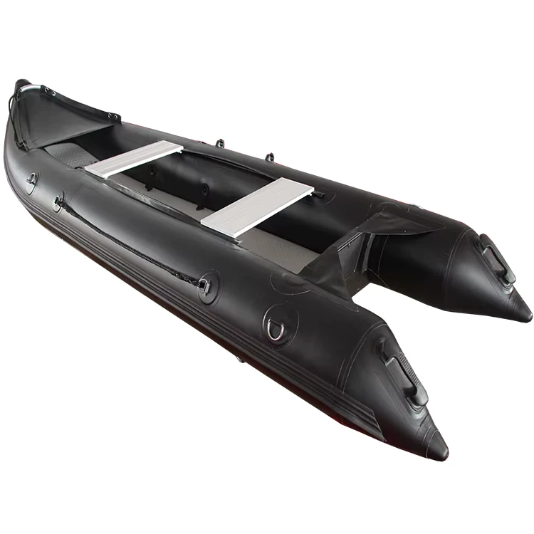 Bote Inflável de Borracha Novo Design 12.1ft - Barco de Pesca Inflável 3.7m