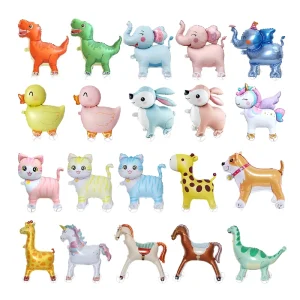 New Design Wheeled Balloon Cartoon Animal Inflatable Creative Toy Party Balloons for Kids