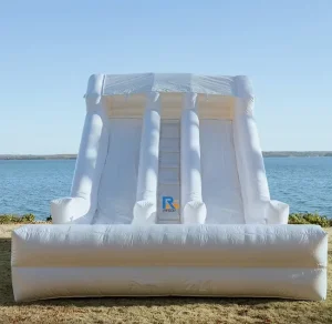 New Design White Outdoor Inflatable Dry Slide Inflatable Slides for Party Rental Events