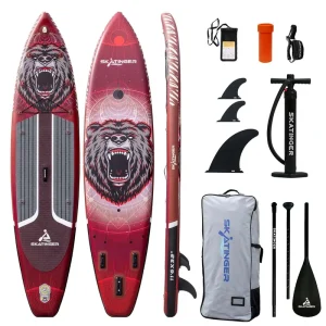 Neues Drop-Stitch-Surfbrett Padel Paddle Board aufblasbares SUP 11,6 Fuß Allround Stand Up Paddle Board