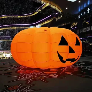 Nieuwe Opblaasbare Halloween Decoratie LED Opblaasbare Halloween Pompoen Fabriek met Licht