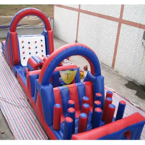 New Inflatable Obstacles Games Playground Climbing Wall Inflatable Obstacle Course