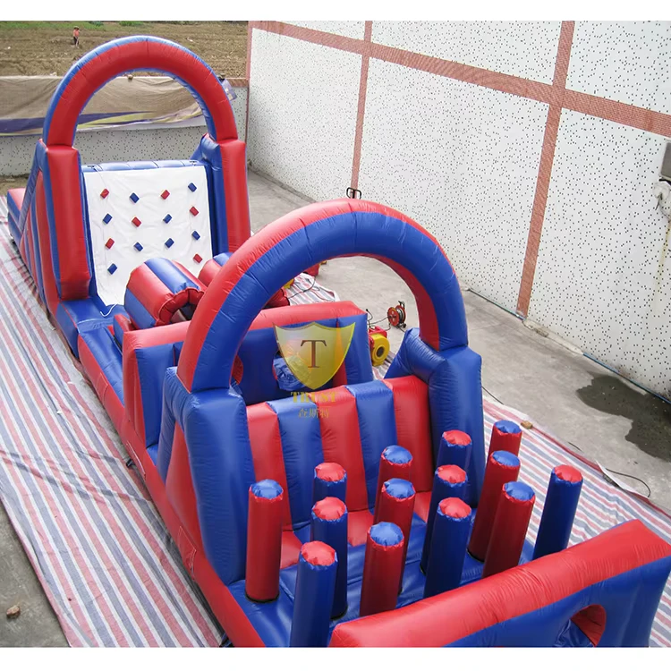 Neue aufblasbare Hindernisspiele, Spielplatz, Kletterwand, aufblasbarer Hindernisparcours