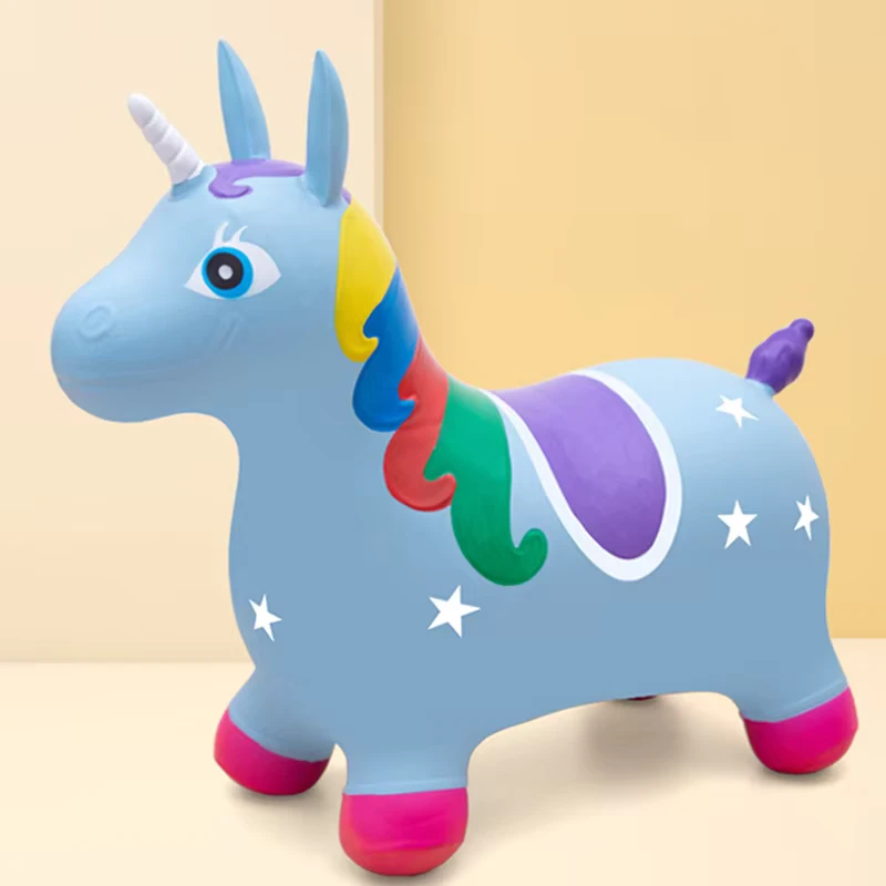 Novo Pula-Pula Inflável em Forma de Cavalo, Animal de Montar