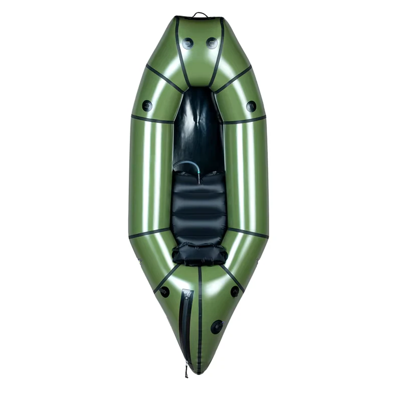 Neues Modell, langlebiges, starkes PVC, Wildwasser-Packraft, ultraleichtes aufblasbares Packraft
