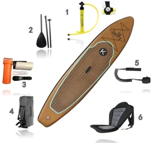 New Paddle Board Inflatable Stand Up Paddle Board SUP Surfing Touring Paddle Board with All Accessories