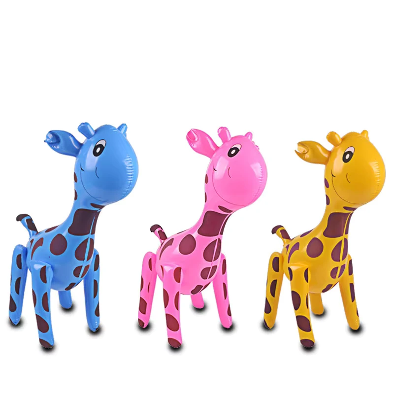 Nouveaux jouets gonflables pour enfants, dinosaure en PVC, jouets animaux en cartoon gonflables mignons pour enfants