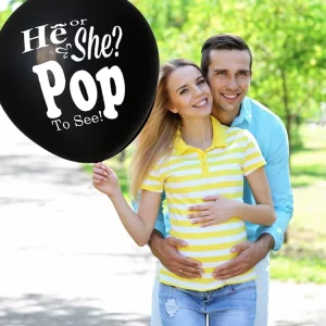 New Round Helium Large Giant Gender Revel Decoration Inflatable Latex Bay or Girl Party Balloons