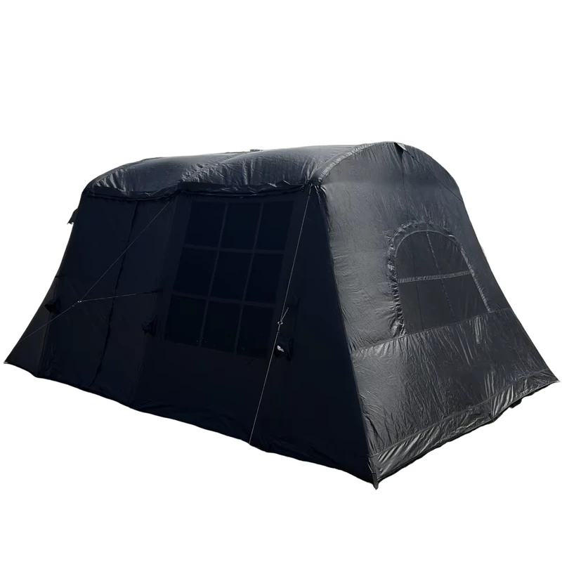 Nieuwe Safari Buiten Camping Tent Oxford Vier Seizoenen Waterdicht Snelle Automatische Opening Eenvoudige Opstelling Luxe Familie Opblaasbare Tent 4