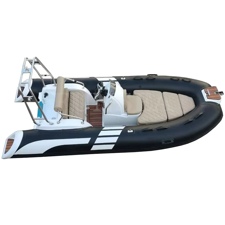 Nuovo Stile 13 Piedi 3,9 Metri 4 Persone Barche Pneumatiche Rigid Hull in PVC Hypalon Fibra di Vetro RIB390B