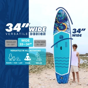 New Style Customizable Drop Stitch Inflatable Stand Up Paddle Board (SUP Board) for Water Sports All Round Use