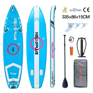 New Trending Pink Drop Stitch Inflatable Stand Paddle Board Set Full Accessories Durable Portable ISUP Yoga Touring