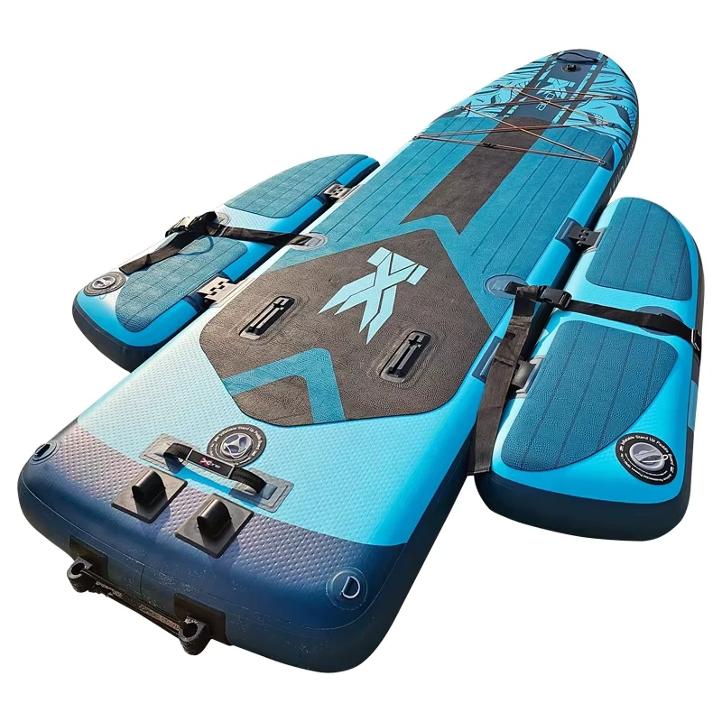 Новые две плавающие платформы SUP надувная весельная доска для рыбалки складной надувной аксессуар для паддлбординга