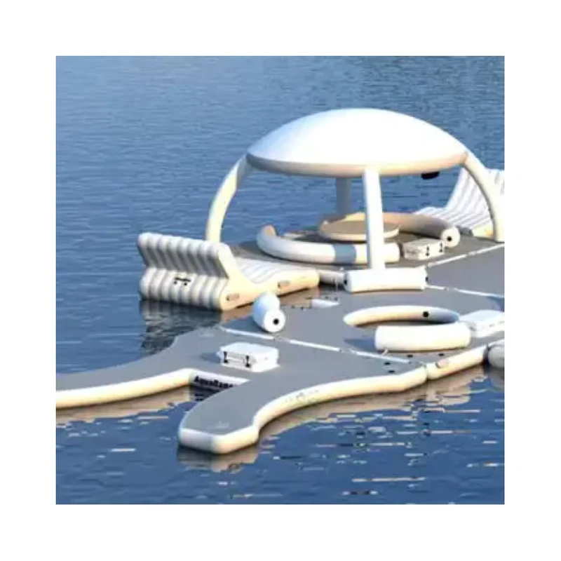 Pulau Terapung Perahu Yacht Pad Inflatable Desain Baru