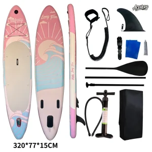 Newly Designed Portable Drop Stitch Inflatable Paddle Board Foldable Storage Full Set Accessories Adult Water Entertainment